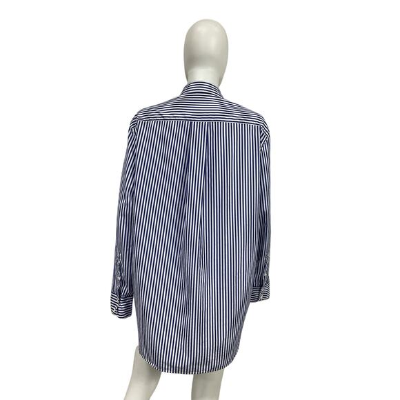 Rag & Bone 'Maxine' Blue Cotton Button Down Shirt Size L - Picture 3 of 4